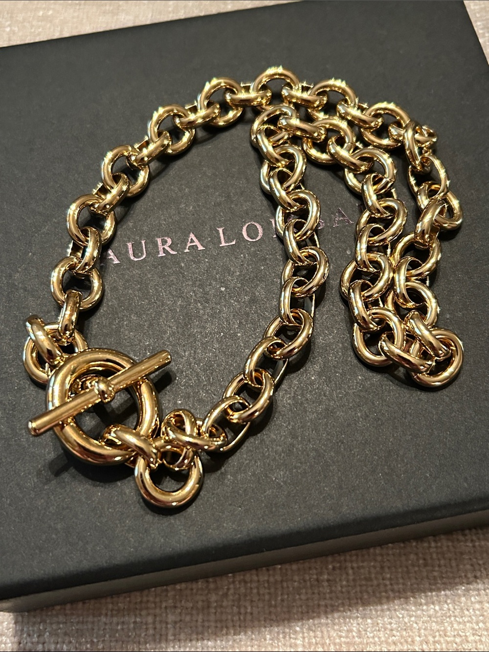 Laura Lombardi Portrait Necklace, 20”, NIB